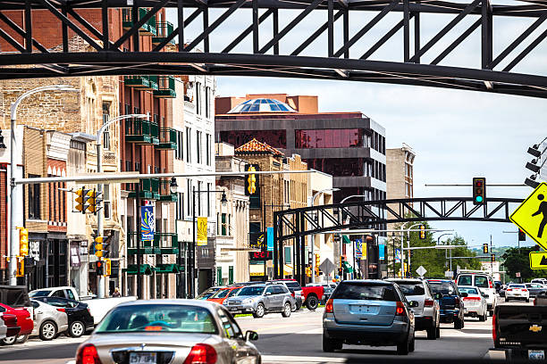 Topeka historic downtown, Kansas.
