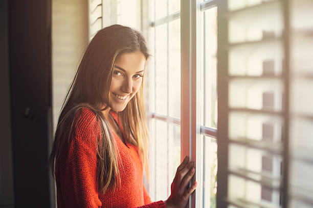 istock Woman portrait at home 531564994