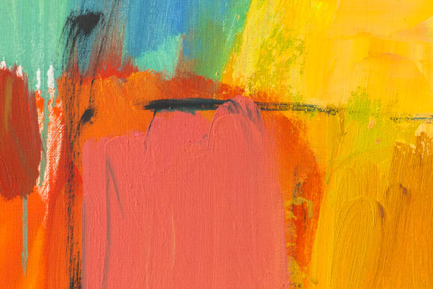 istock Abstract painted red  green and blue art backgrounds. 531565862