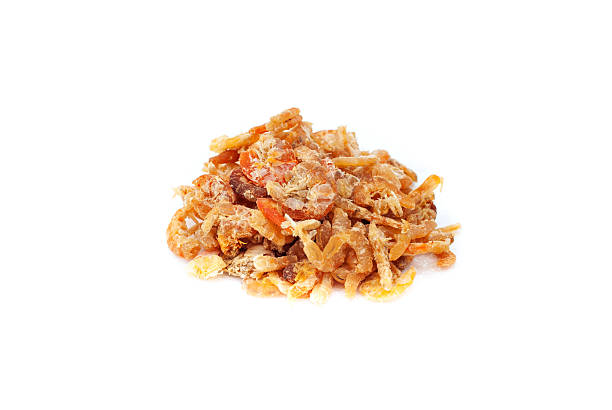 istock Isolated dried shrimps 531567803