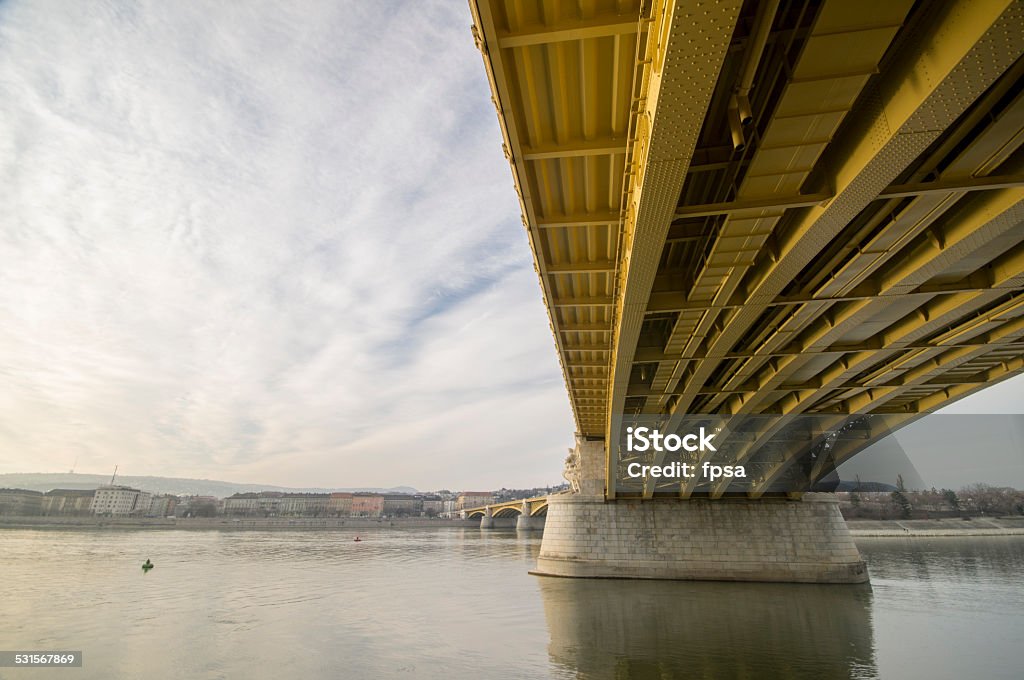 Margit bridge on Budapest 2015 Stock Photo