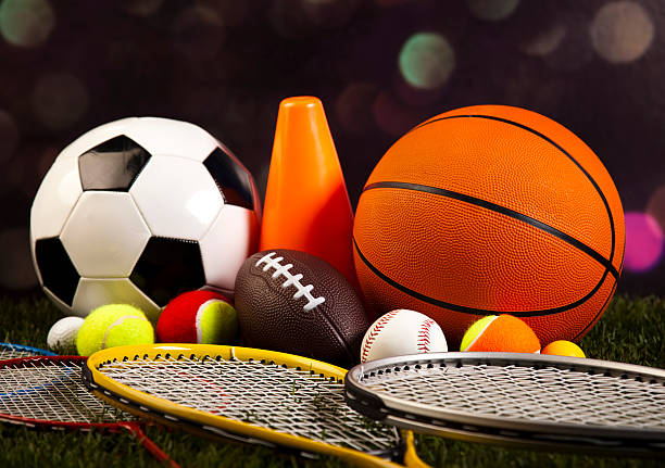 istock Sports balls with equipment 531568015
