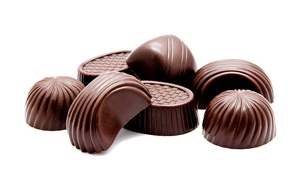 istock Chocolate candies isolated on a white 531568491