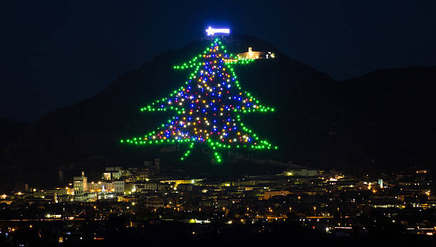 istock Christmas tree of Gubbio 531569579