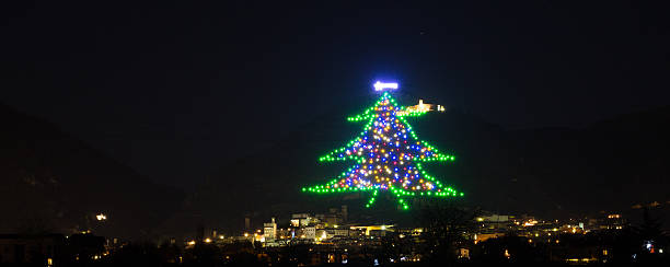 istock The famous christmas tree in Gubbio 531569581