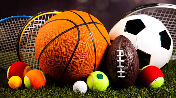 istock Sports Equipment and grass 531571293