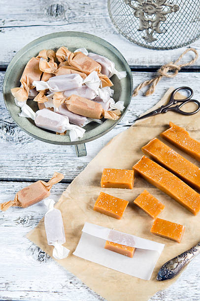 istock Sweet caramel toffee  caramels 531572183