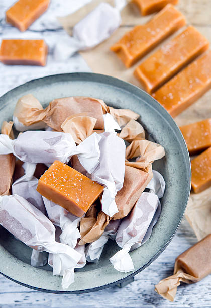 istock Sweet caramel toffee  caramels 531572649