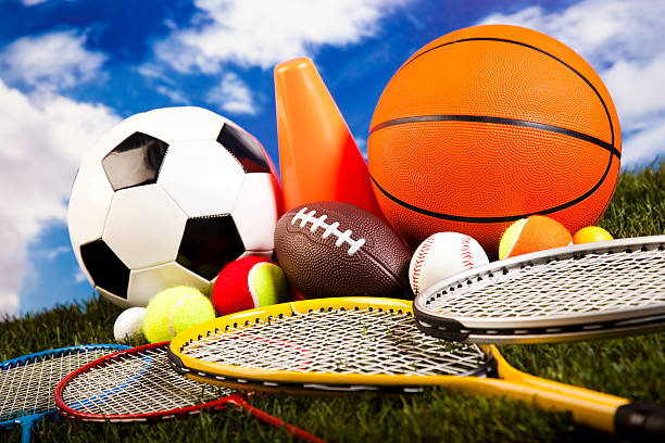 istock Sports Equipment and grass 531579087