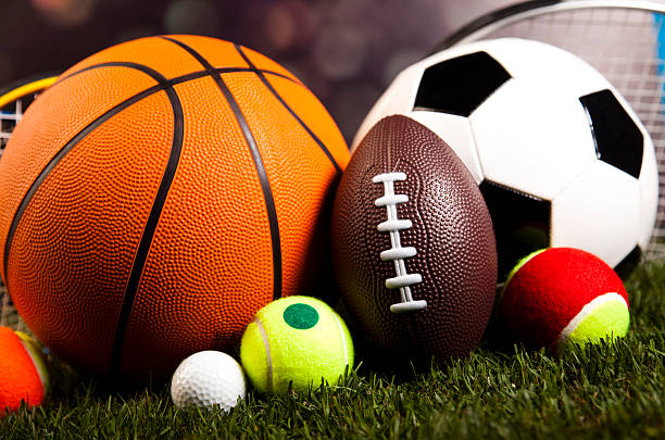 istock Sports Equipment and grass 531579213