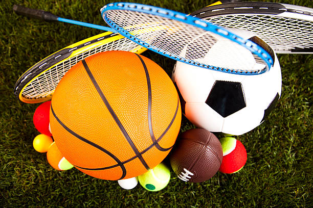 istock Sports Equipment and grass 531580567