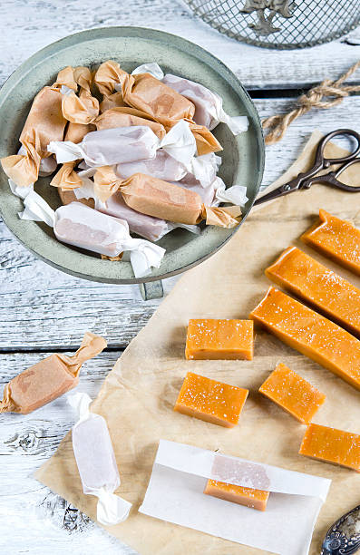 istock Sweet caramel toffee  caramels 531580887