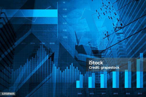 Financial And Business Chart And Graphs Stock Photo - Download Image Now - Financial Report, Market Research, Abstract
