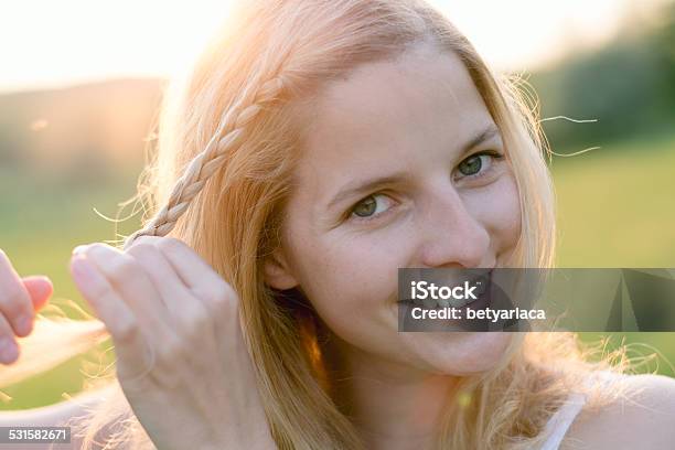 Braided Hair Stock Photo - Download Image Now - 2015, Adult, Adults Only