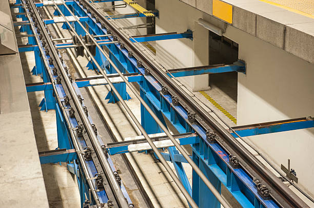 istock Tracks at an underground metro station 531583943