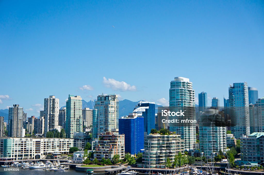 Beautiful view of Vancouver, British Columbia, Canada 2015 Stock Photo