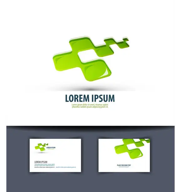 Vector illustration of Business. Logo, icon, emblema, sign, template, business card