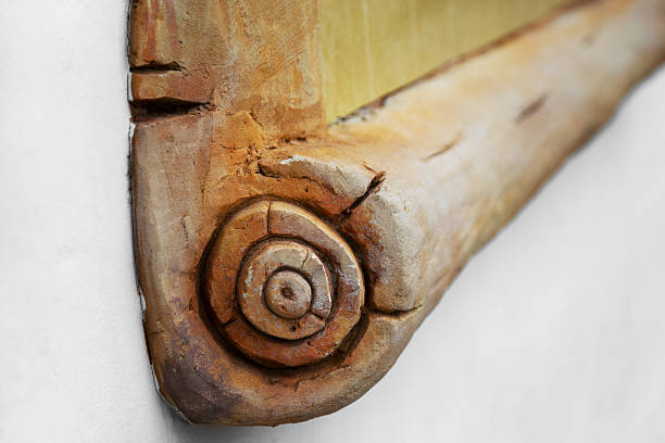 istock Decorative stone bas-relief, sculpture in the form of an ancient 531597167