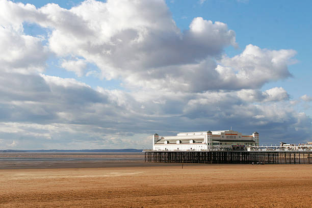 istock Weston-super-Mare with the Old Pieras a background 531597667
