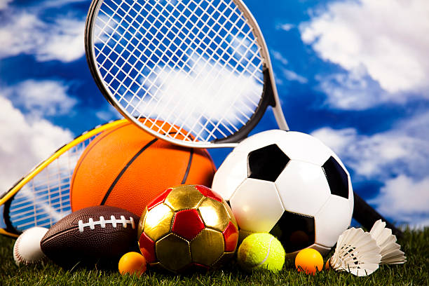 istock Sports Equipment and grass 531599399