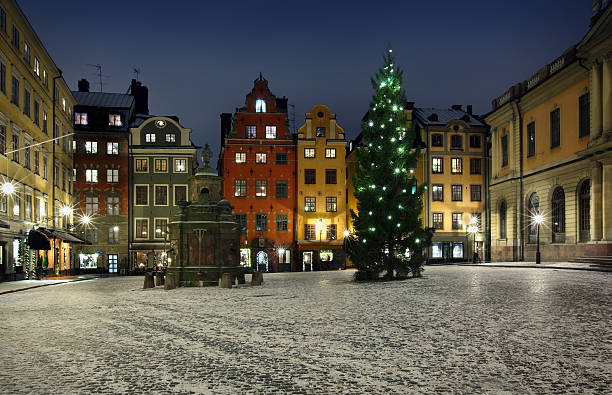 .Stortorget at Chritmas time .Stortorget at Chritmas time stortorget stock pictures, royalty-free photos & images