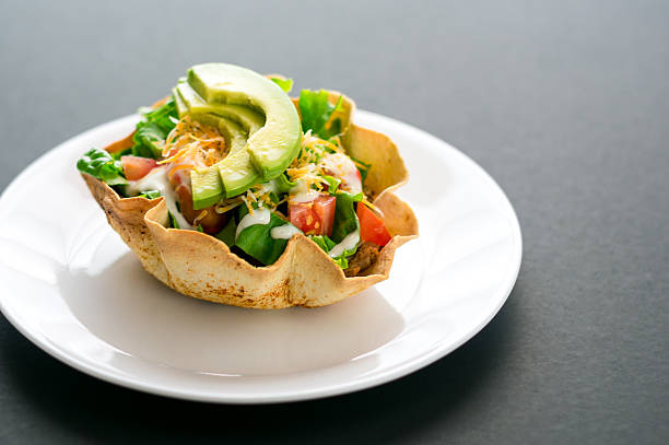 istock Taco salad in tortilla bowl 531605716