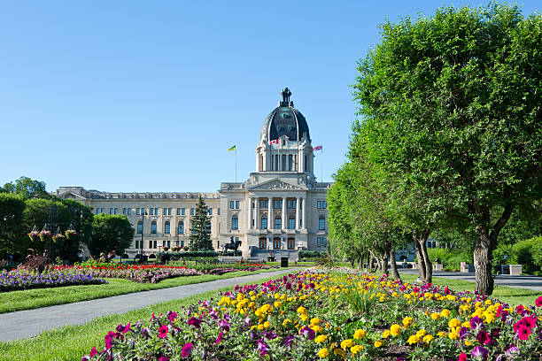 istock Saskatchewan Legislative Building Flower Garden 531606674