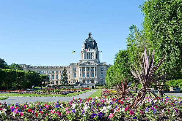 istock Saskatchewan Legislative Building Flower Gardens Regina 531606706