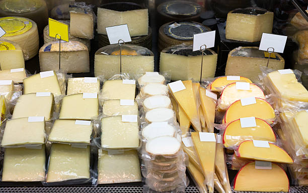 istock Tasty cheese in packs and in bulk 531609715