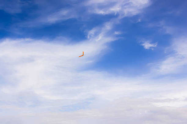 Blue sky with white clouds.