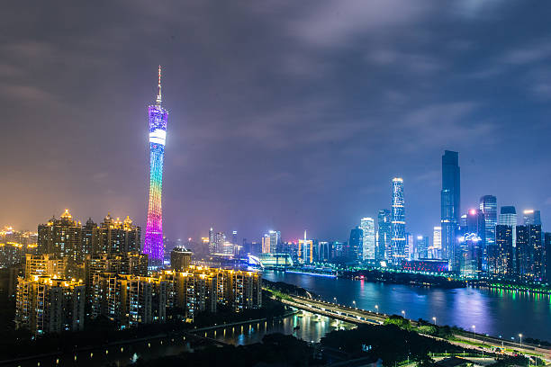 istock Guangzhou City Skyline at Night 531610572