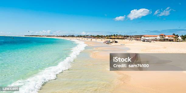 Santa Maria Beach Sal Cape Verde Cabo Verde Stock Photo - Download Image Now - Africa, 2015, Atlantic Ocean