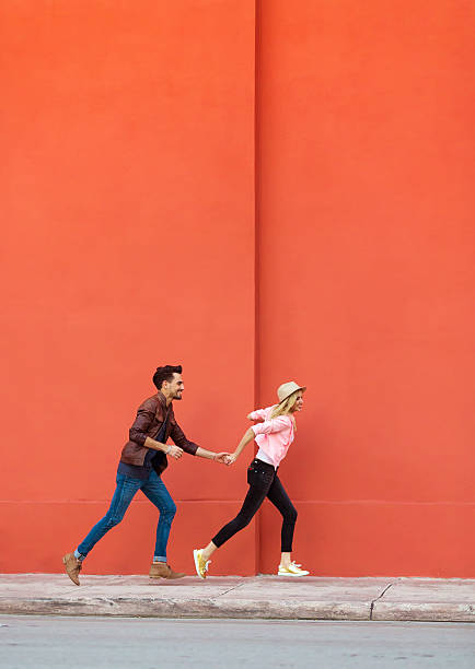 istock Couple running in the city 531611448