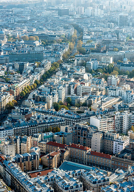 istock Rooftops, buildings and boulevards in Paris 531611951