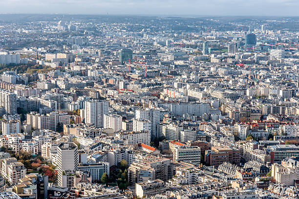 istock Rooftops, buildings and boulevards in Paris 531611965