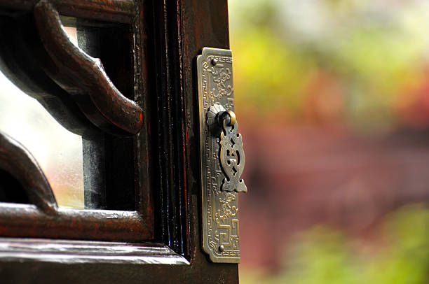 istock Traditional Chinese wooden windows 531614740