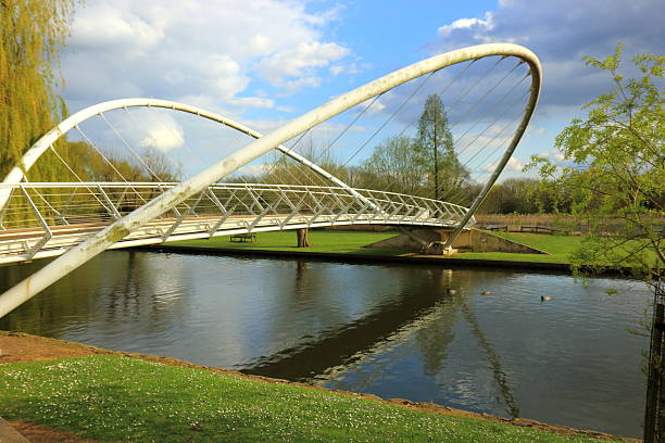 istock Walkway over the river Great Ouse in Bedford 531616624