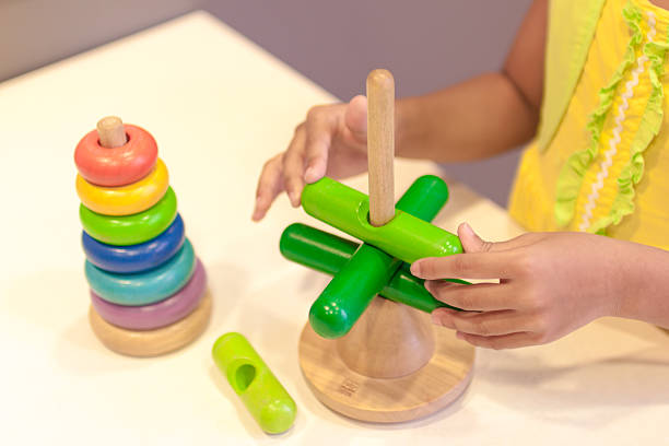 istock girl plays a toy skill. 531620356