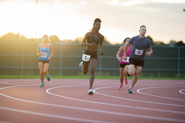 istock Running a Race on the Track 531625688