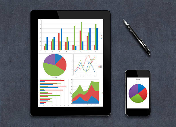 istock digital tablet showing charts and diagram on screen 531630351
