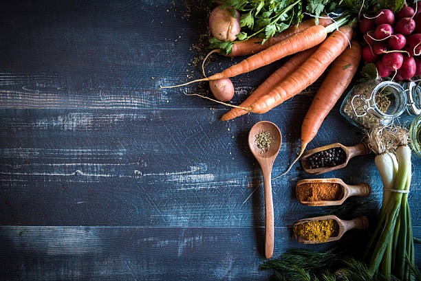 conceito de receitas de comida - hotizontal imagens e fotografias de stock