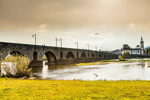 istock Ponte de Lima bridge crossing river Lima 531630900