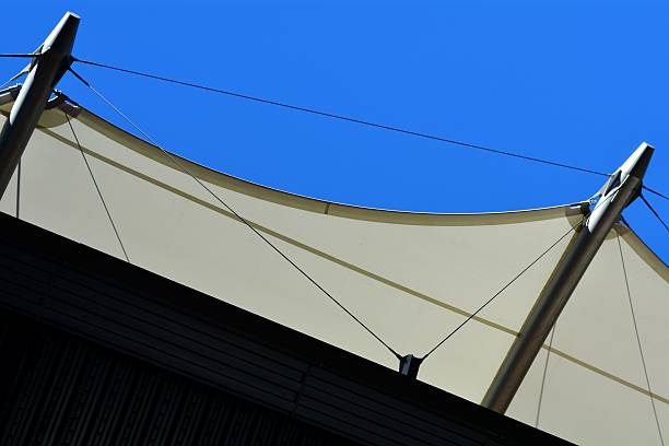 płótno shelter - shade sail awning textile zdjęcia i obrazy z banku zdjęć