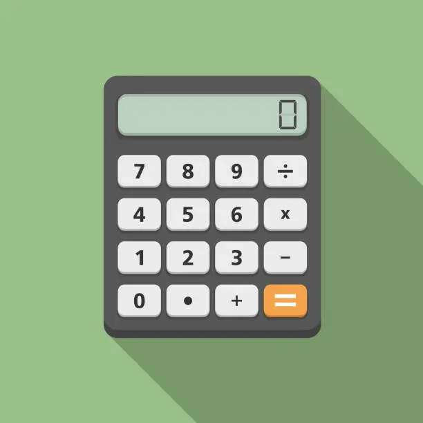 Vector illustration of Calculator