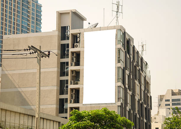 istock large blank billboard in city view background 531633573