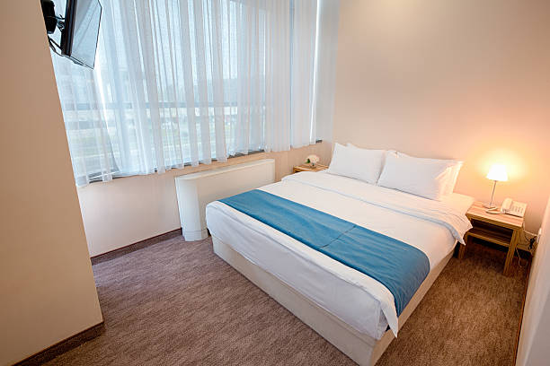 istock Elegant hotel bedroom interior 531634772