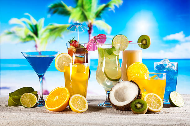 istock Cocktails, alcohol drinks with fruits 531639479