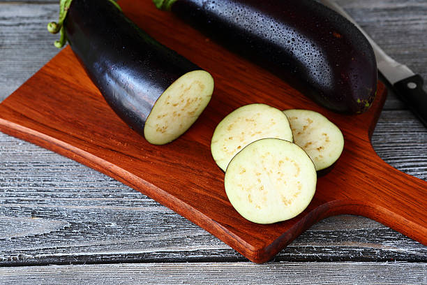 istock Pieces of sliced eggplant 531643101