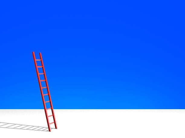 istock Conceptual image - ladder in the sky 531643427