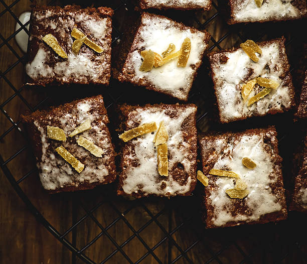 istock slices of a ginger parkin on a lattice for cooling. 531643545